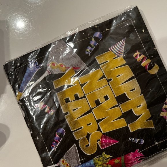 New Year’s Wasabi Tape Rolls and Cocktail Napkins Set (New) (Home/Holiday) - Picture 9 of 10